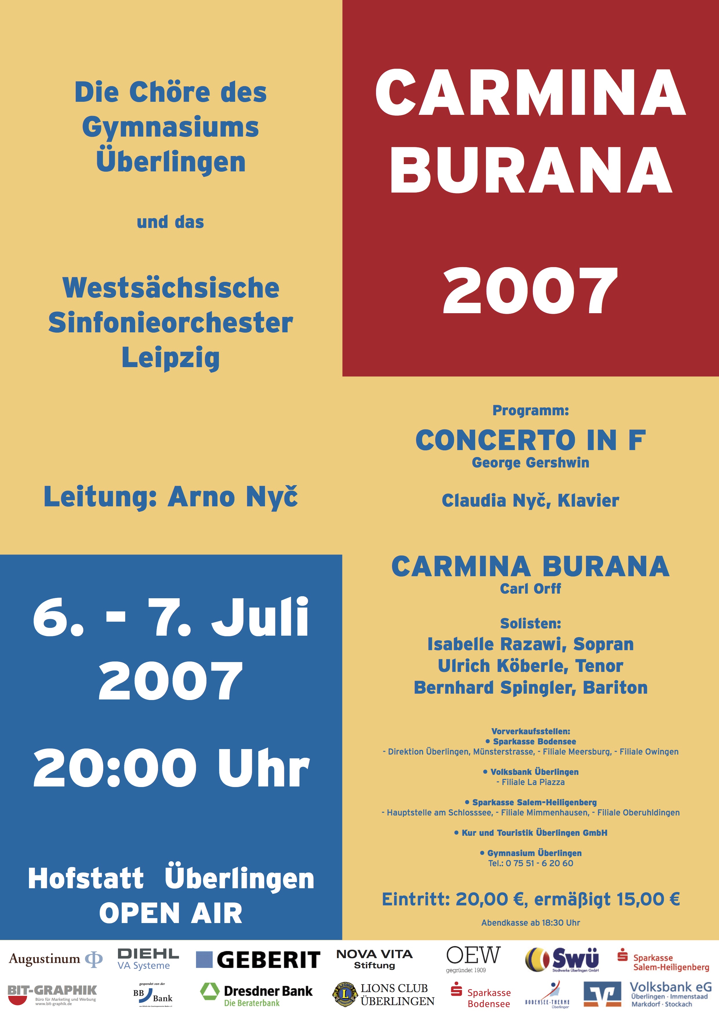 Carmina Burana, 2007 auf der Hofstatt
