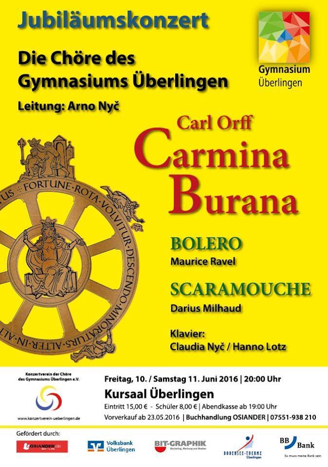 Carmina Burana, 2016 im Kursaal